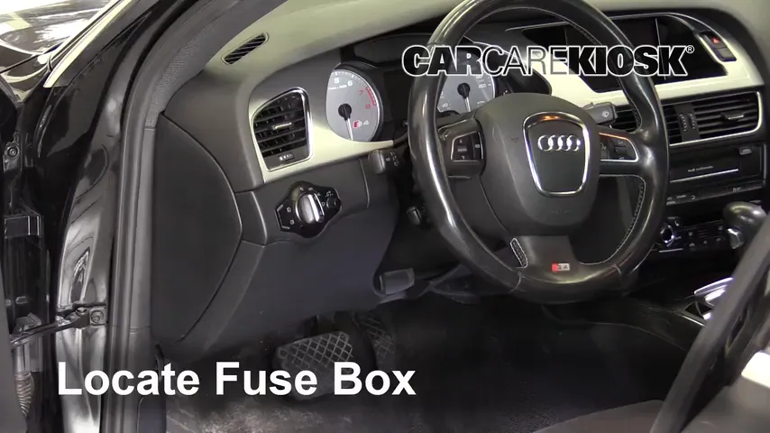 Interior Fuse Check: 2011 Audi S4 3.0L V6 Supercharged